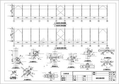 鋼結構廠房施工圖紙（鋼結構廠房施工cad圖紙）