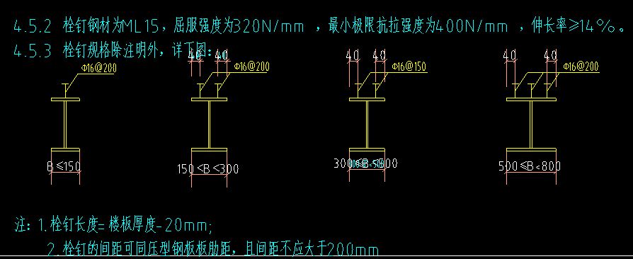 鋼結構栓釘間距（鋼結構中栓釘的間距要求）