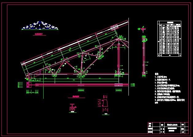 鋼屋架施工圖材料表（鋼屋架施工圖材料表樣本，鋼結構施工安全規范解讀）