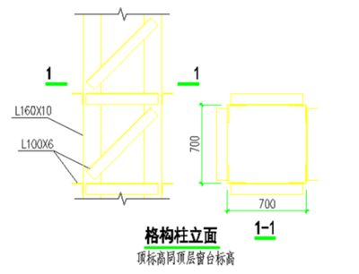 綴板柱設計（綴板柱優化設計案例研究案例研究綴板柱設計案例研究） 結構地下室施工 第4張